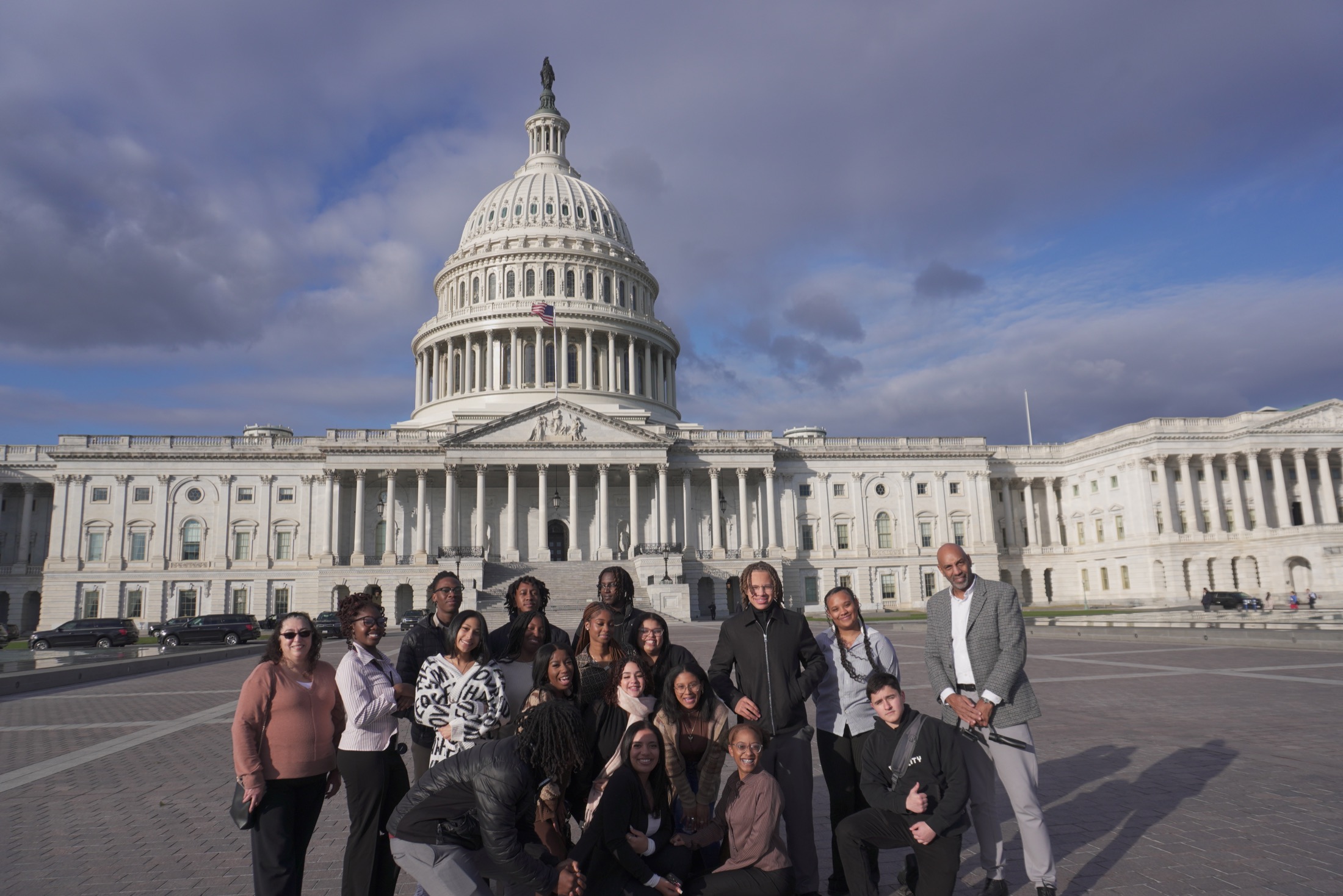 BirthRiteRI students and mentors visiting the United States Capitol